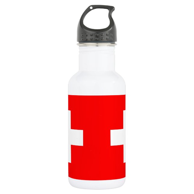 Bouteille D'eau Drapeau suisse Liberty Bottle (Devant)