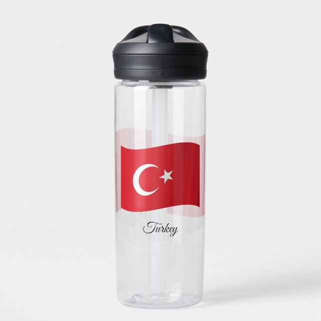 Bouteille D'eau Drapeau turc, Turquie patriotique (Extérieur)