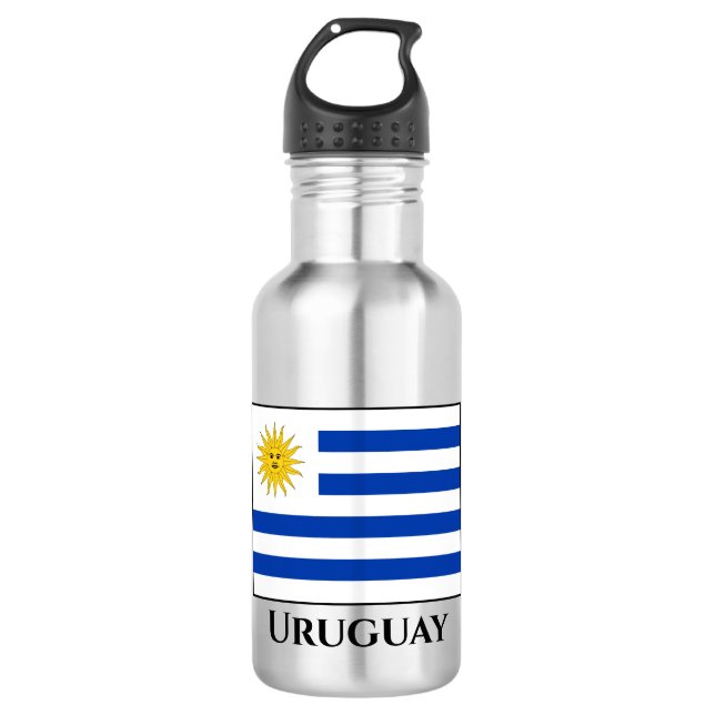 Bouteille D'eau Drapeau uruguayen (Devant)