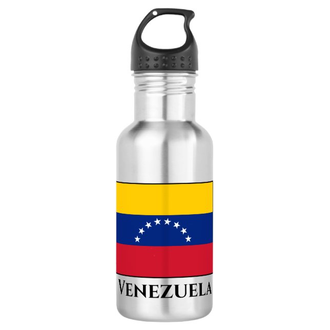 Bouteille D'eau Drapeau vénézuélien (Devant)
