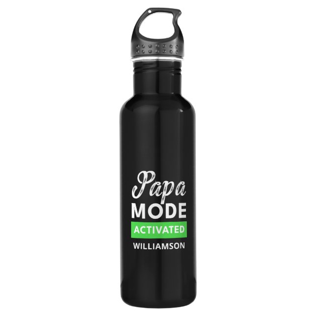Bouteille D'eau Drôle cadeau de Fête des pères pour le nouveau pèr (Devant)