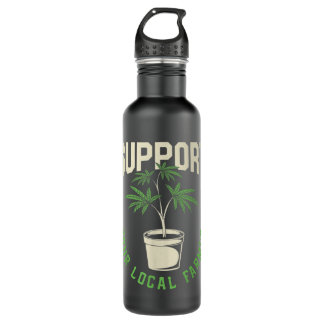 Bouteille D'eau Drôle cadeau de mauvaises herbes, soutenir votre f