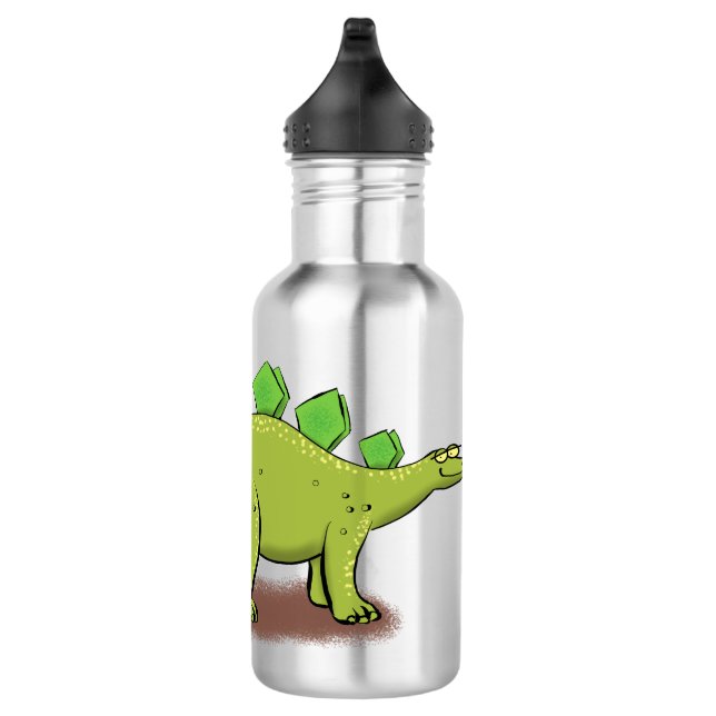 Bouteille D'eau Drôle stegosaurus dinosaure dessin animé (Droite)