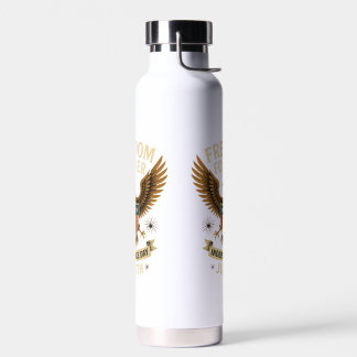 Bouteille d'eau du jour de l'indépendance