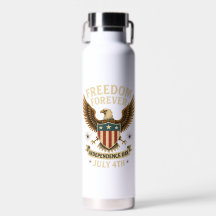 Bouteille d'eau du jour de l'indépendance