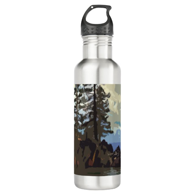 Bouteille d'eau du lac Tahoe (Devant)