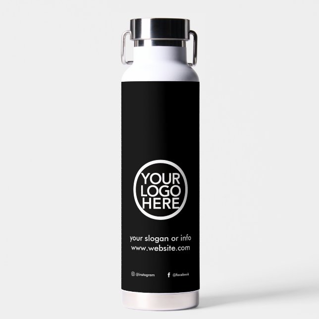 Bouteille d'eau du logo promotionnel personnalisé (Avant)
