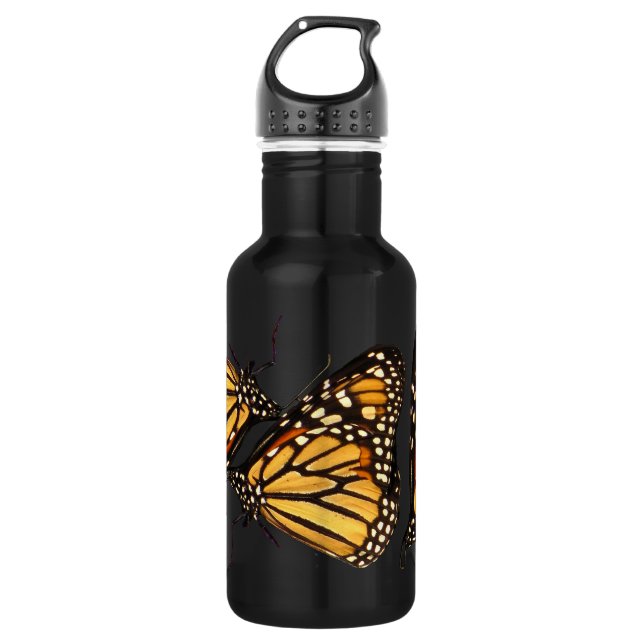 Bouteille d'eau du papillon de monarque 18oz (Devant)
