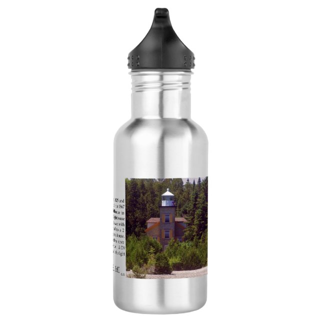 Bouteille d'eau du phare de l'île de Bois Blanc (Droite)
