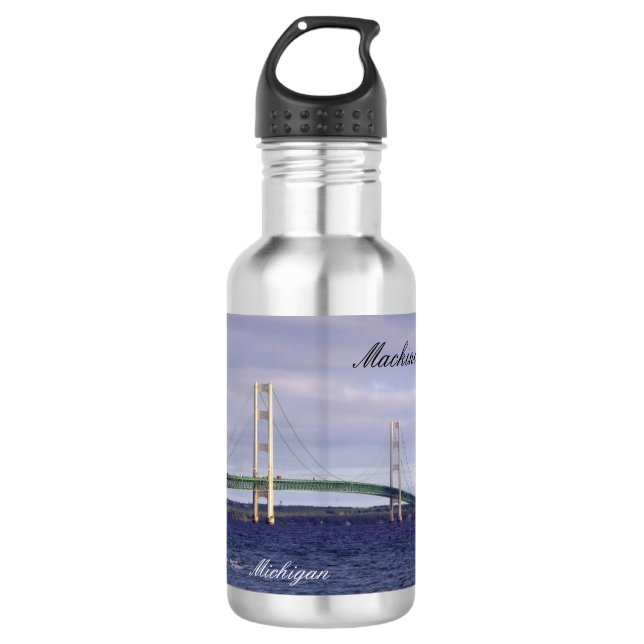 Bouteille d'eau du pont Mackinac (Devant)