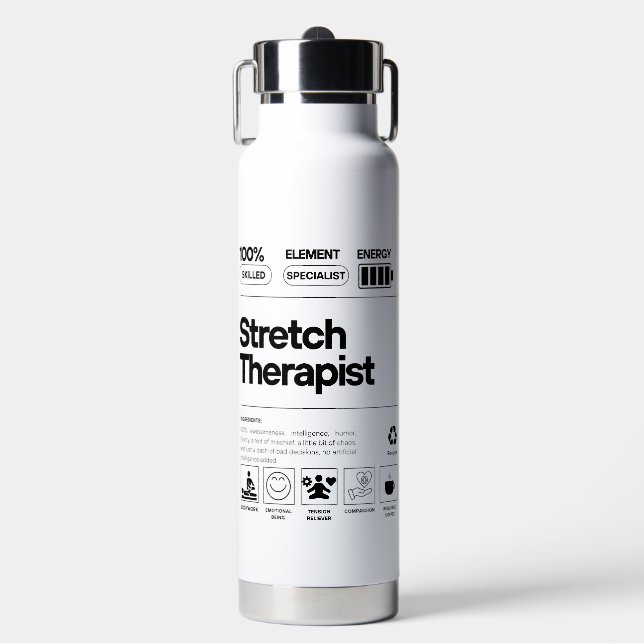 Bouteille d'eau du thérapeute d'étirement (Salle de sport)