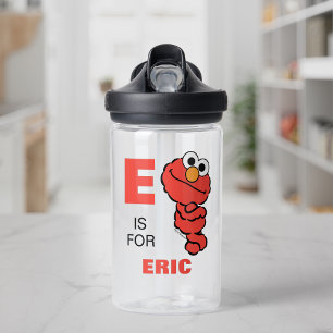 Bouteille D'eau E est pour Elmo Ajouter Votre Nom