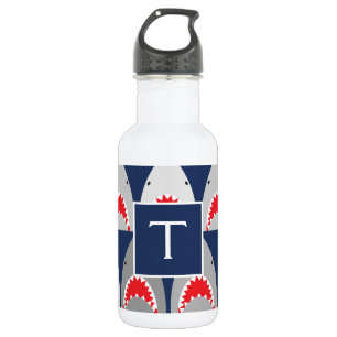 Bouteille D'eau Eau en acier inoxydable Motif requin