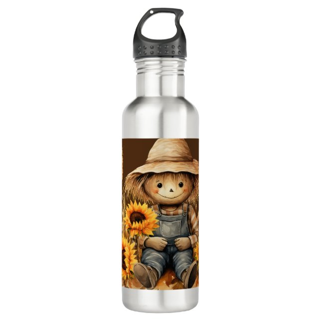 Bouteille D'eau Écart avec des tournesols (Devant)