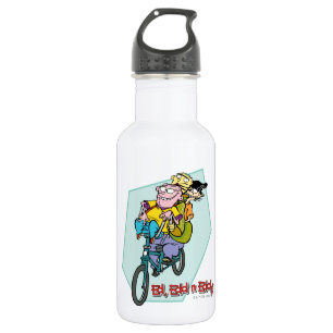 Bouteille D'eau Ed, Edd, n Eddy sur un vélo