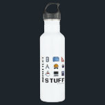 Bouteille d'eau edelstahlflasche<br><div class="desc">GOURDE STUFF BLANC</div>