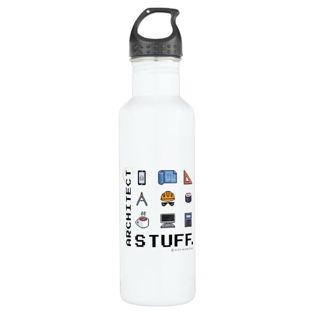 Bouteille d'eau edelstahlflasche (Vorderseite)