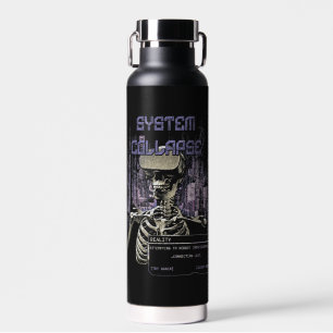 Bouteille D'eau Effondrement du système - Tecno-Dystopian Streetwe