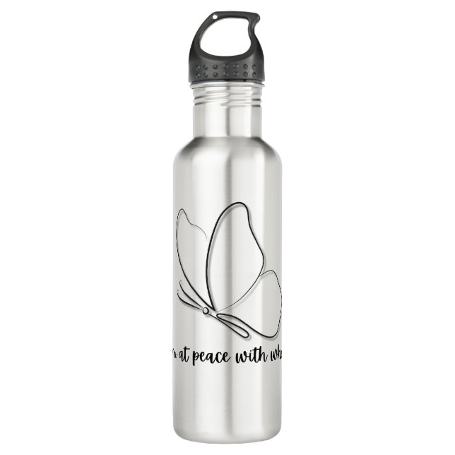 Bouteille D'eau Elegant designed Glass (Devant)