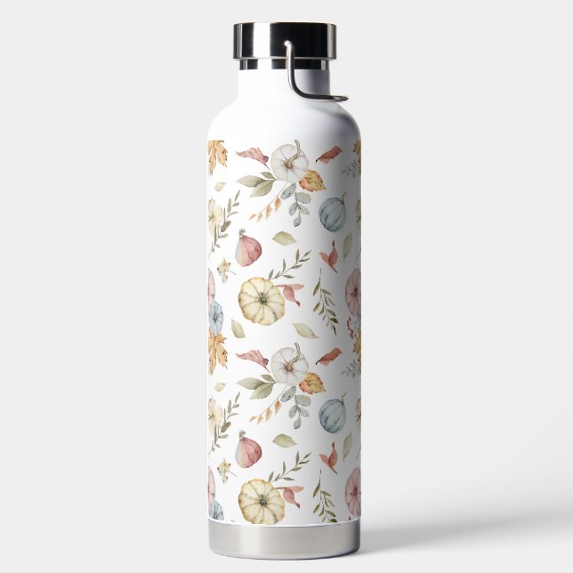 Bouteille D'eau Elégant Motif d'aquarelle d'automne (Droite)