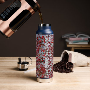 Bouteille D'eau Élégant Motif de fleurs