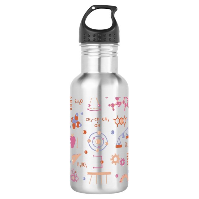 Bouteille D'eau Éléments de physique (Devant)