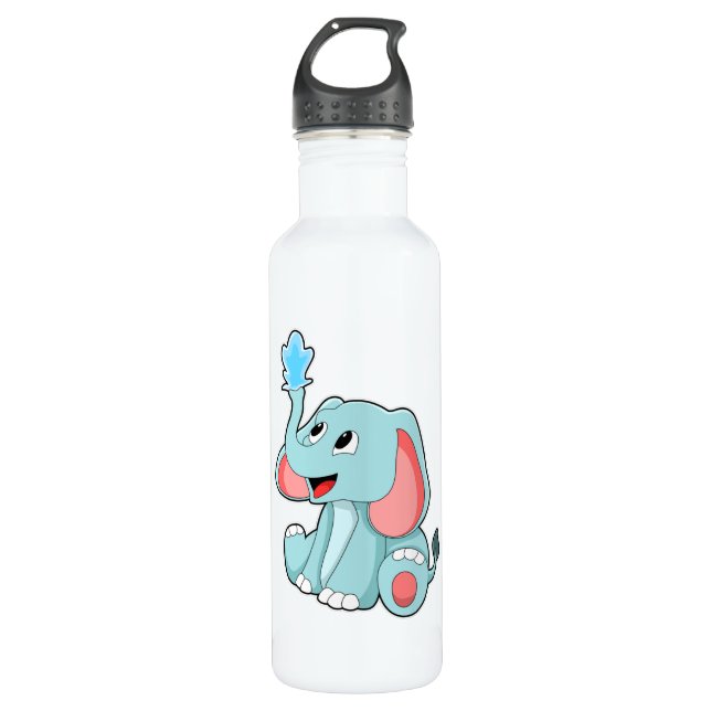 Bouteille D'eau Eléphant avec eau (Devant)
