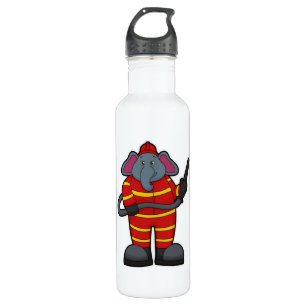 Bouteille D'eau Elephant comme pompier avec tuyau