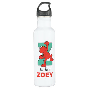Bouteille D'eau Elmo Alphabet   Z TURQUOISE