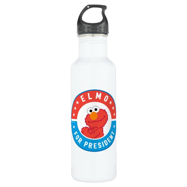 Bouteille D'eau Elmo pour l'insigne du président (Devant)