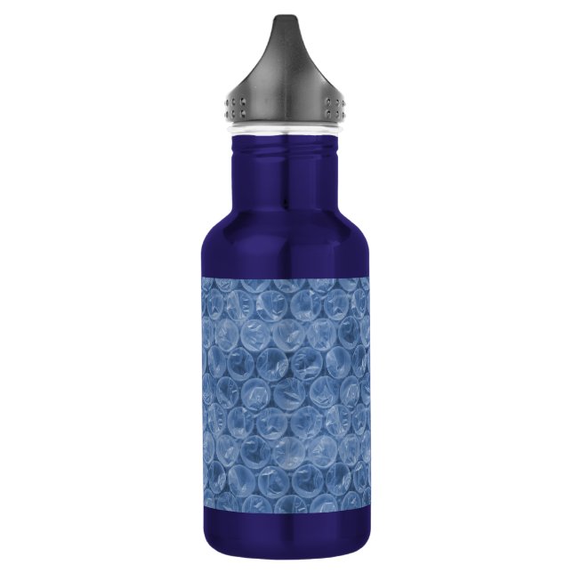 Bouteille D'eau Emballage de bulle bleue (Gauche)