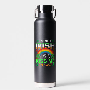 Bouteille D'eau embrassez-moi quand même irish humour design-63942