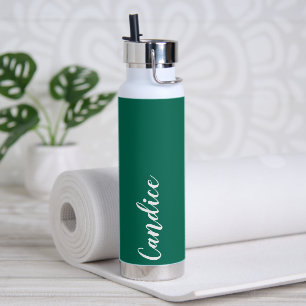 Bouteille D'eau Emerald Green Mariage personnalisé Bridesmaid