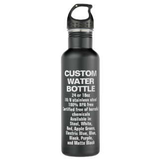 Bouteille d'eau en acier 24oz MAQUETTE personnalis