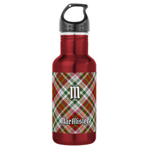 Bouteille d'eau en acier avec tartan de la robe du