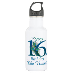 Bouteille D'eau En Acier Inoxydable 16ème Modèle 100% d'anniversaire personnalisé