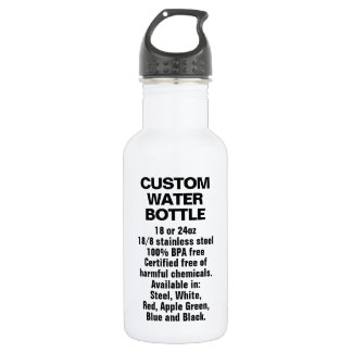 Bouteille d'eau en acier inoxydable 18oz sur mesur