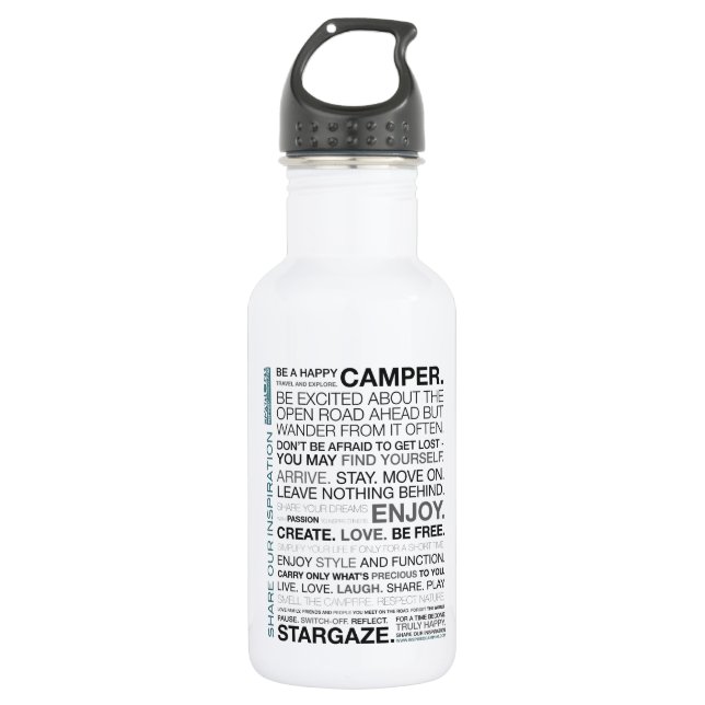 Bouteille D'eau En Acier Inoxydable 946 ml inspirés (Devant)