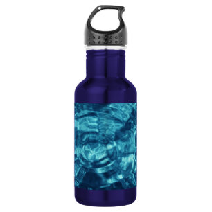 Bouteille D'eau En Acier Inoxydable Abstrait bleu