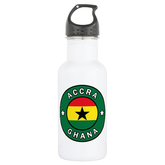 Bouteille D'eau En Acier Inoxydable Accra Ghana (Devant)