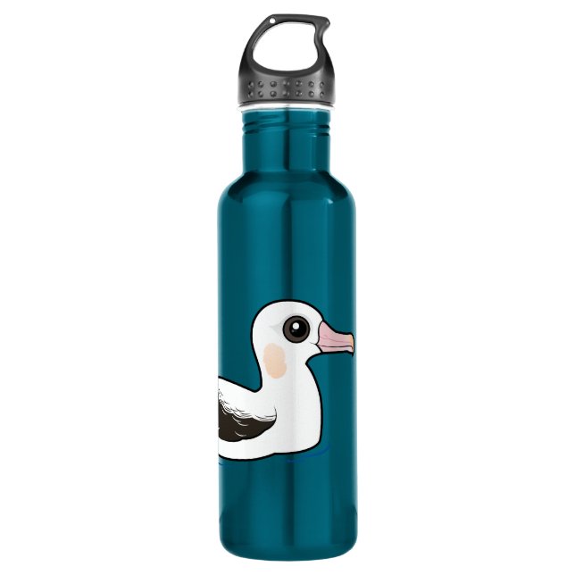 Bouteille D'eau En Acier Inoxydable Albatros errant de Birdorable (Devant)