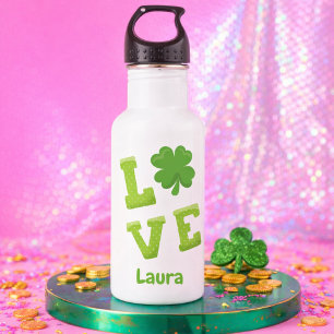 Bouteille D'eau En Acier Inoxydable Amour de la Saint-Patrick