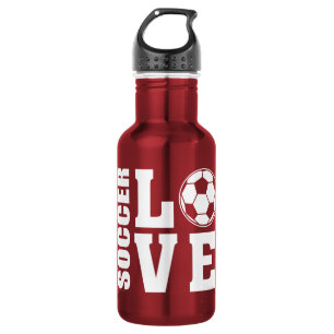 Bouteille D'eau En Acier Inoxydable Amour du football