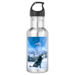 Bouteille D'eau En Acier Inoxydable Appel de loup