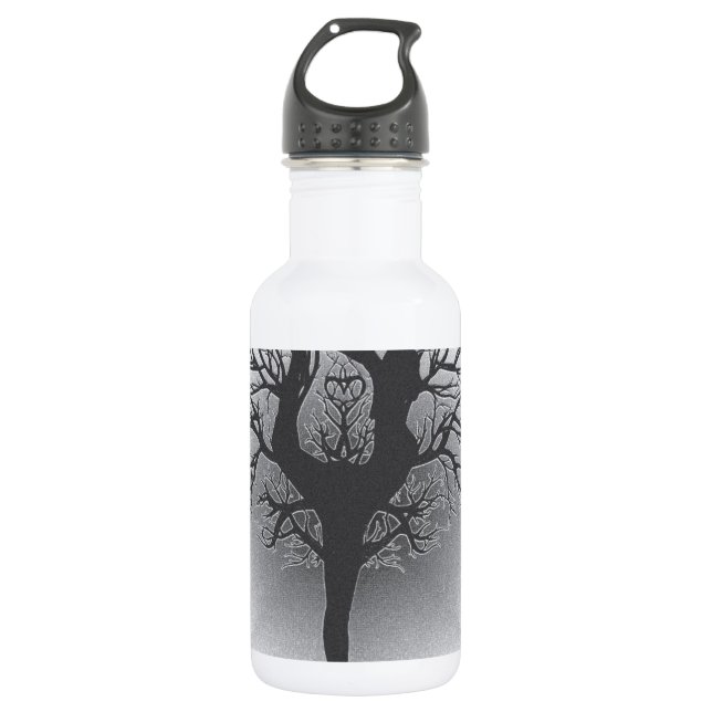 Bouteille D'eau En Acier Inoxydable Arbre de yoga (Devant)