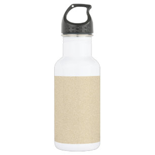 Bouteille D'eau En Acier Inoxydable Arrière - plan de sable naturel doux