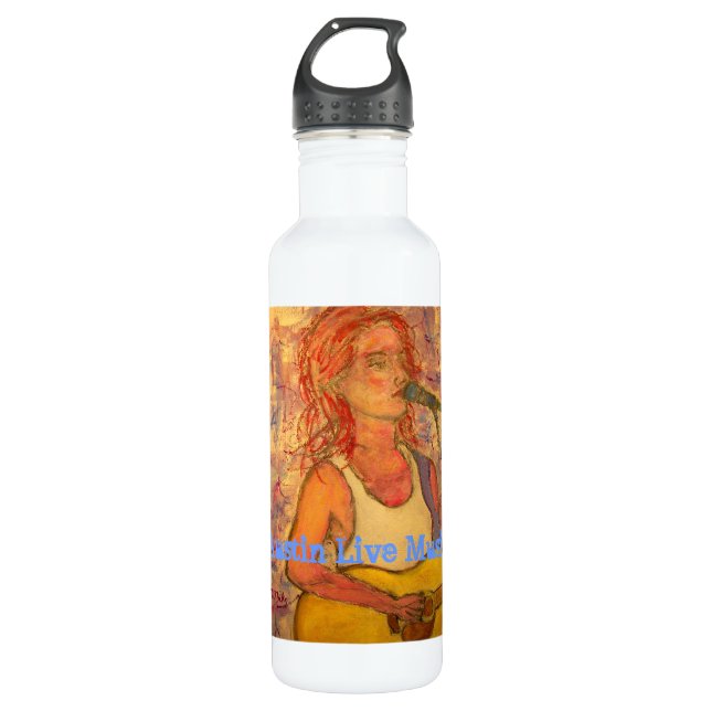 Bouteille D'eau En Acier Inoxydable Austin Live (Devant)