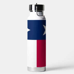 Bouteille d'eau en acier inoxydable avec drapeau d