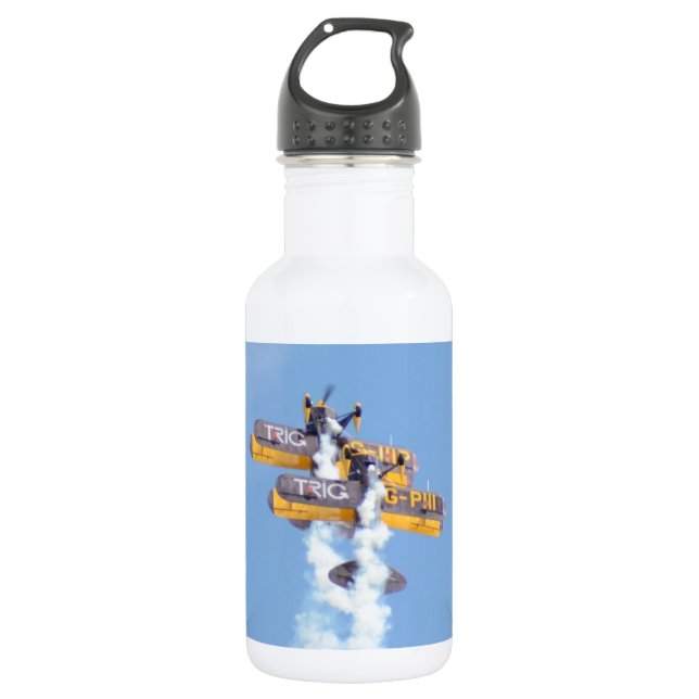 Bouteille D'eau En Acier Inoxydable Avion Aérobie En Vol (Devant)