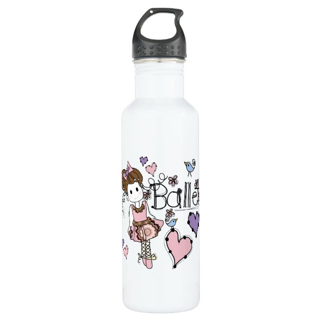 Bouteille D'eau En Acier Inoxydable Ballet d'amour (Devant)